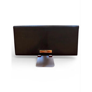 Gucci Black Leather & Gold Passport Holder / Oversized Wallet